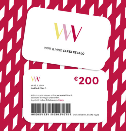 Carta regalo da 200 Euro - Wine il vino